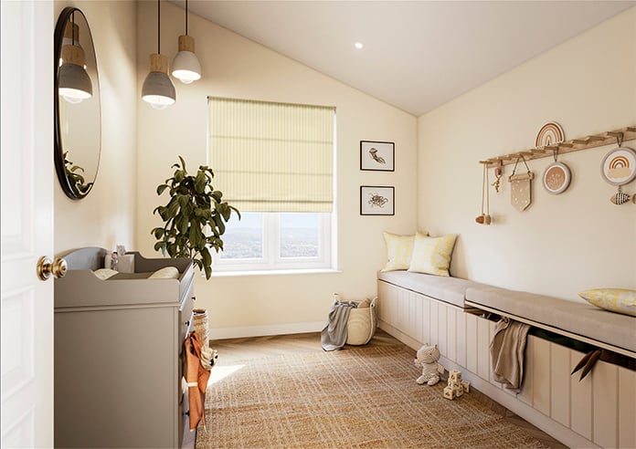 The British Stripe Co. Mary, Bristol No.1 - Roman Blind - Image 6